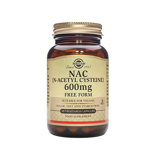 Solgar NAC (N-Acetyl Cysteine) 600mg 60s