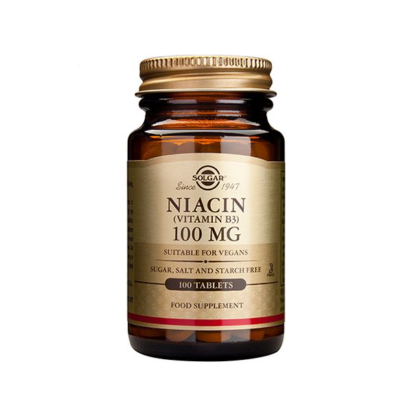 Solgar Niacin (Vitamin B3) 100mg 100s