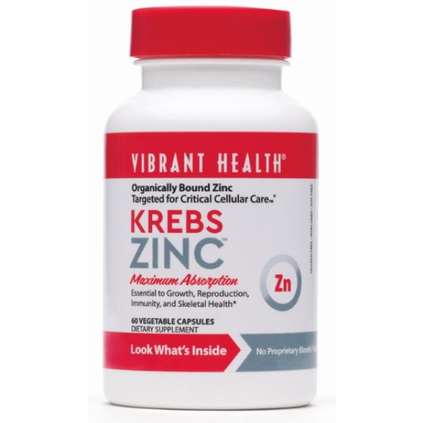 Vibrant Health Krebs Zinc 60s