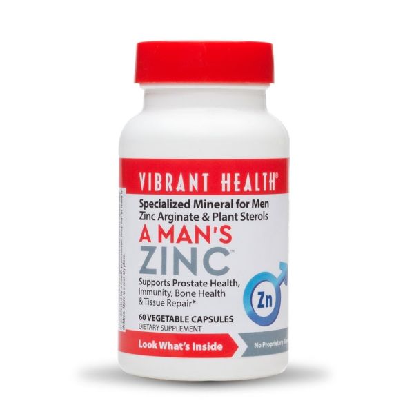 Vibrant Health A Man's Zinc 60s