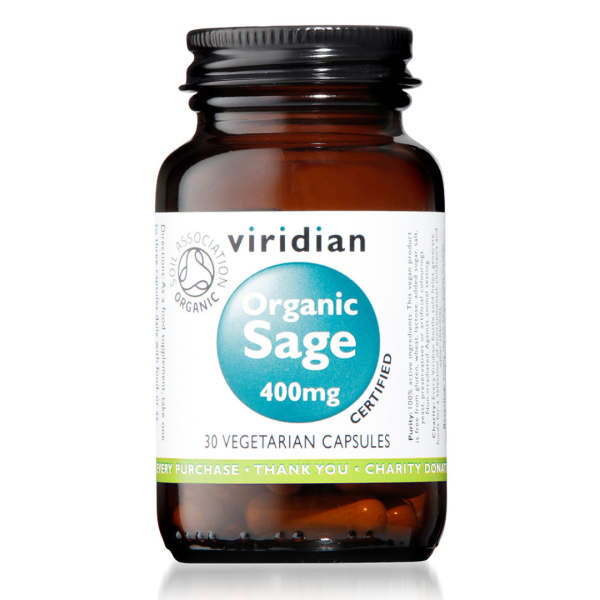 Viridian - Organic Sage 400mg 30s
