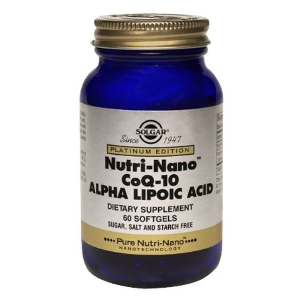 Solgar - Nutri Nano Co-Q10 Alpha Lipoic Acid 60s