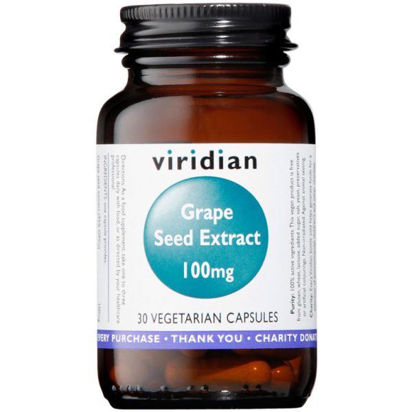 Viridian - Grape Seed Extract 100mg 30s