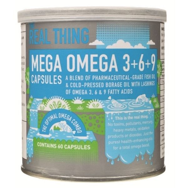 The Real Thing Mega Omega 3+6+9 Fish Oil 60s
