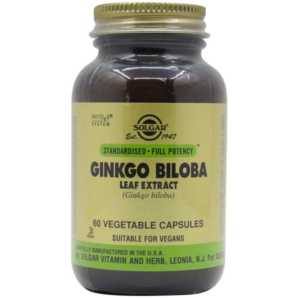 Solgar Ginkgo Biloba Leaf Extract 60s
