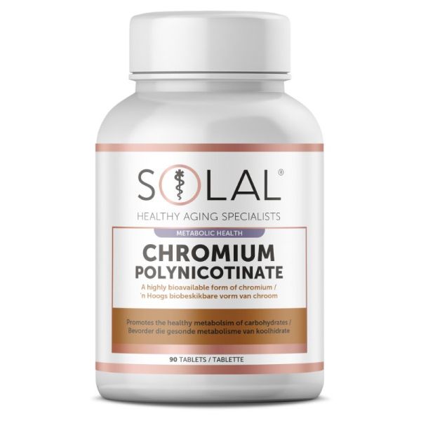 Solal Chromium Polynicotinate 90s