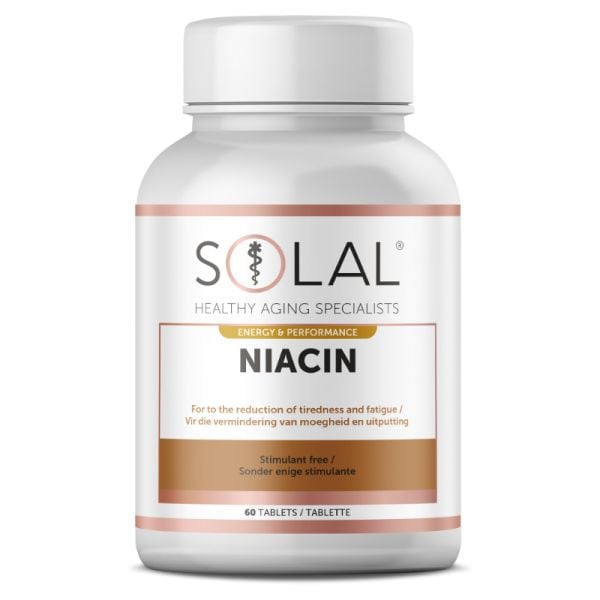Solal - Niacin Nicotinic Acid (Vit B3) 35mg 60s