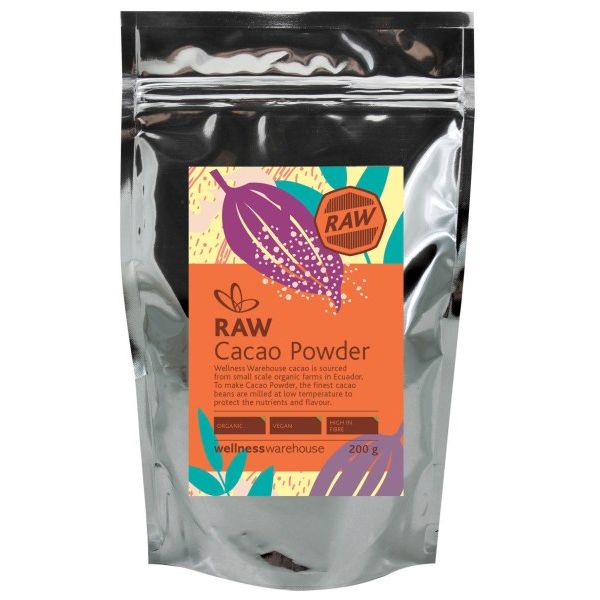 Wellness Organic Raw Cacao Powder 200g