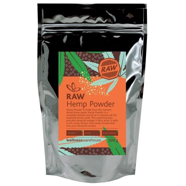 Wellness Organic Raw Hemp Powder 200g