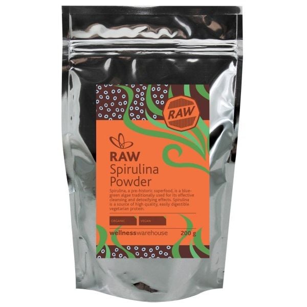 Wellness Organic Raw Spirulina Powder 200g