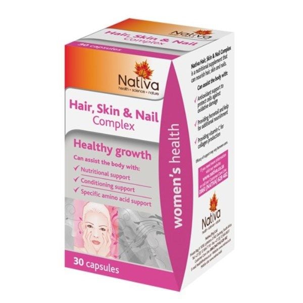 Nativa Hair, Skin & Nail Complex 30s