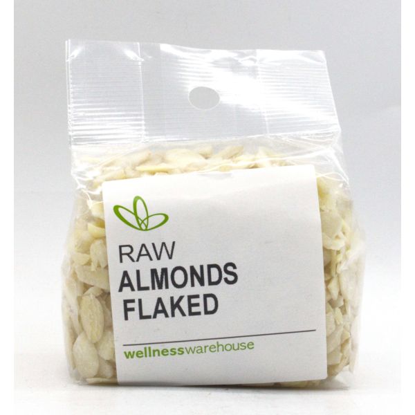 Wellness Raw Almonds Flaked 100g
