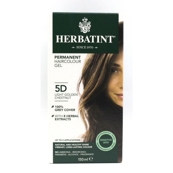 Herbatint - Hair Colour Light Golden Chestnut 5D 150ml