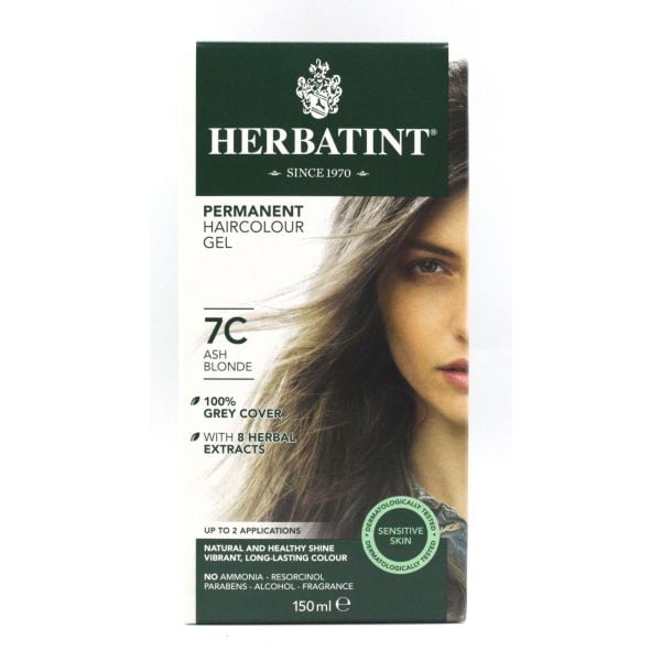 Herbatint - Hair Colour Ash Blonde 7C 150ml