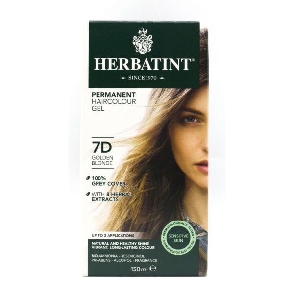 Herbatint - Hair Colour Golden Blonde 7D 150ml