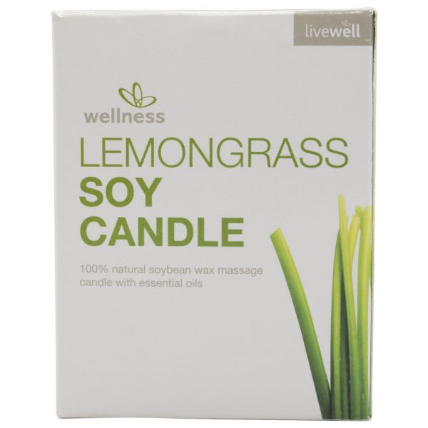 Wellness Lemongrass Soy Candle 200g