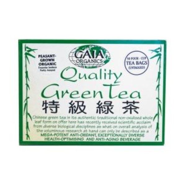 Gaia Organic Green Tea Bags 50s