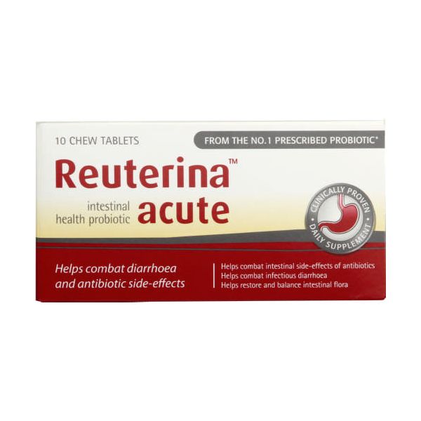 Reuterina Acute Probiotic Chew Tables 10s
