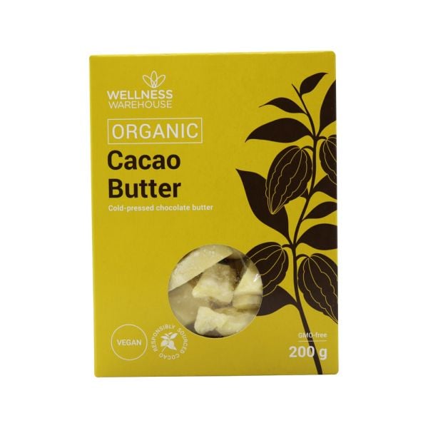 Wellness - Organic Cacao Butter Raw 200g
