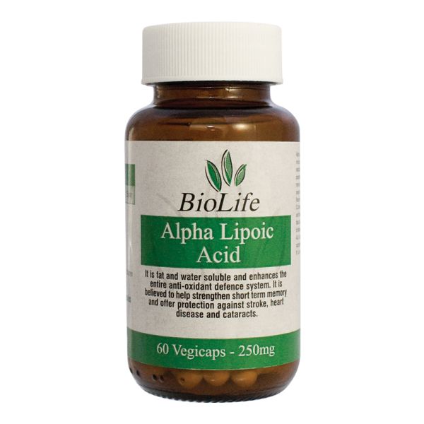 BioLife Alpha Lipoic Acid 60's