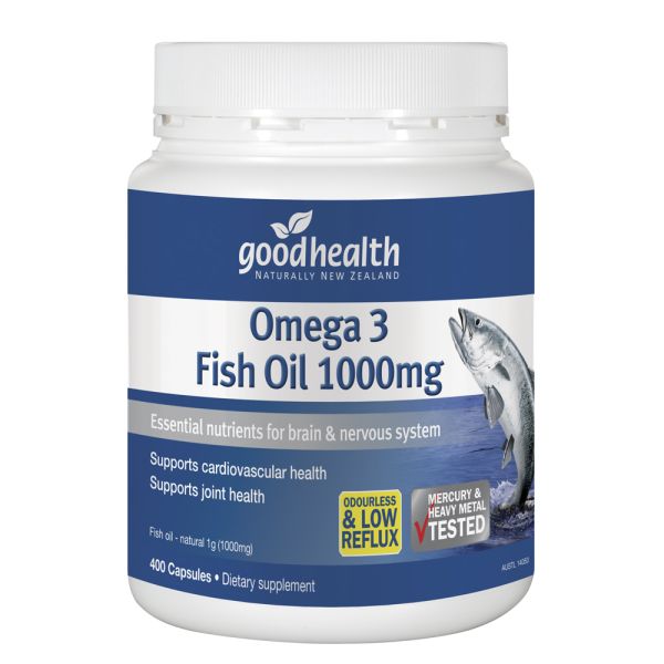 Good Health Omega 3 Fish Oil 1000mg 400s