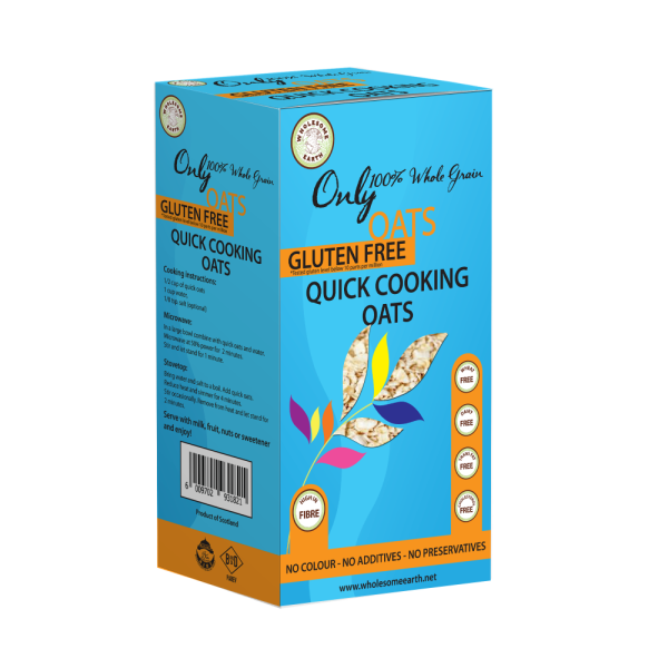 Wholesome Earth - Oats Quick Cooking Gluten Free 500g