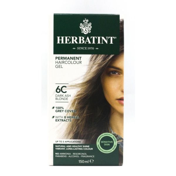 Herbatint - Hair Colour Dark Ash Blonde 6C 150ml