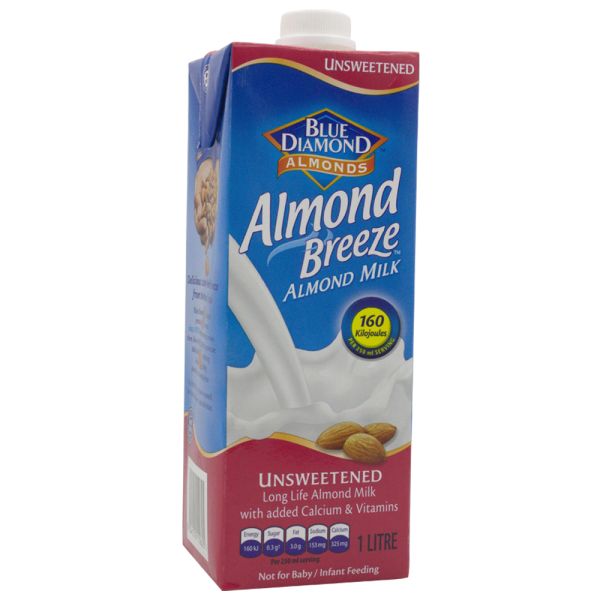 Almond Breeze Almond Milk Unsweetened 1l