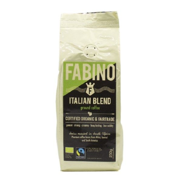 Fabino Italian Blend Ground Coffee Beans 250g