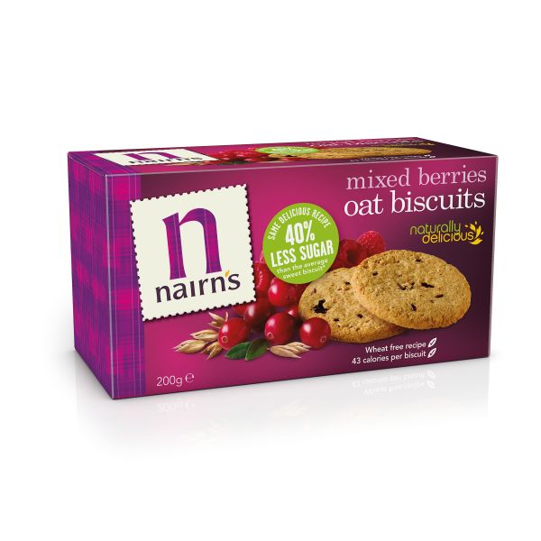 Nairns Mixed Berries Oat Biscuits 200g