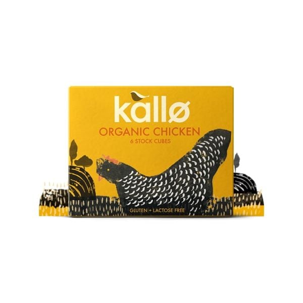 Kallo - Stock Cubes Chicken Organic Gluten Free 66g