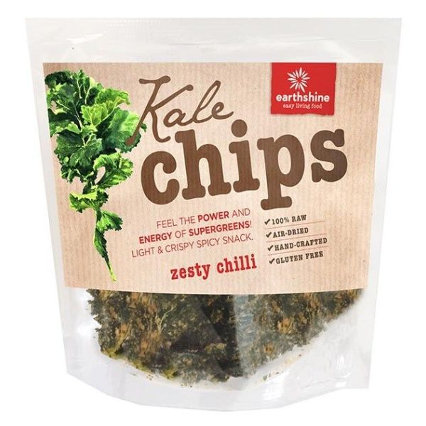 Earthshine - Kale Chips Zesty Chilli 25g