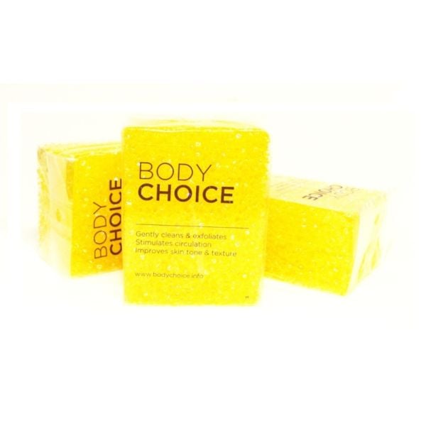 Body Choice - Yellow Exfoliating Body Sponge