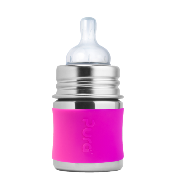 Pura - Infant Bottle & Sleeve Pink 150ml