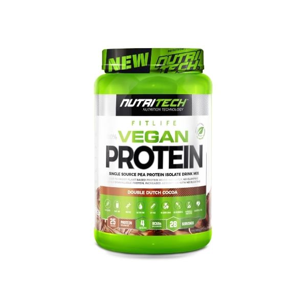 Nutritech 100% Vegan Protein Powder Double Dutch Cocoa 908g