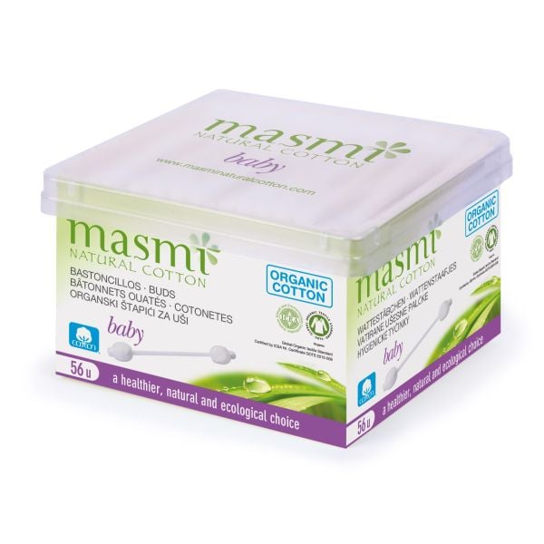 Masmi - Organic Cotton Baby Safety Buds 56s
