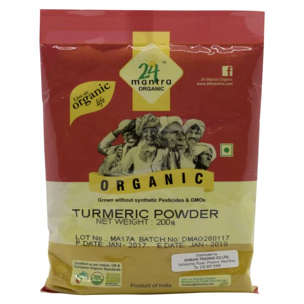 24 Mantra Organic Turmeric Powder 200g