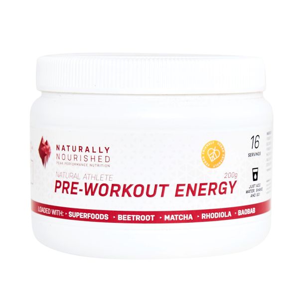 Naturally Nourished Pre Workout Energy 200g