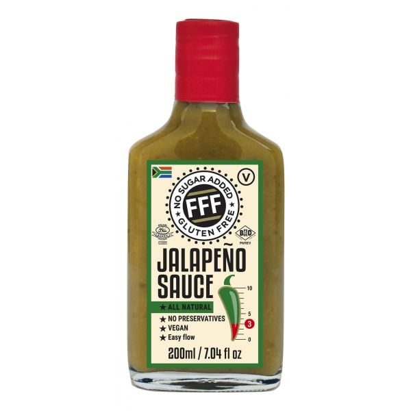 Fynbos Fine Foods - Jalapeno Sauce No Sugar Added 200ml