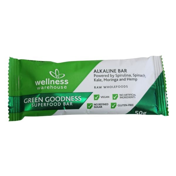 Wellness - Green Goodness Superfood Bar 50g