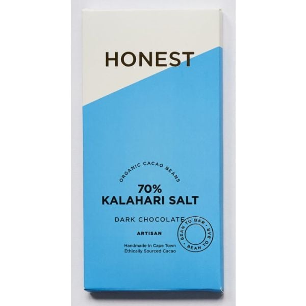 Honest - 70% Dark Chocolate & Kalahari Salt 60g