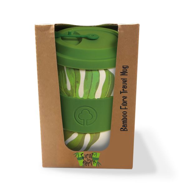 #First For Earth - Bamboo Eco Cup Leaf 400ml