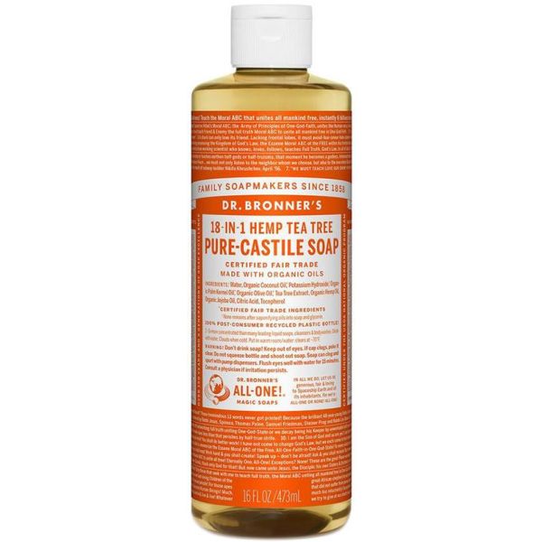 Dr Bronner - Pure Castile Liquid Soap Tea  Tree 473ml