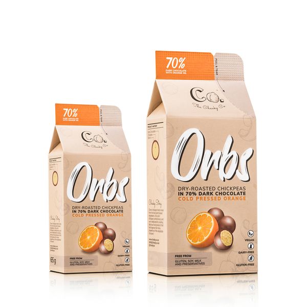 #Cheaky Co - Orbs Dark Chocolate Orange 195g