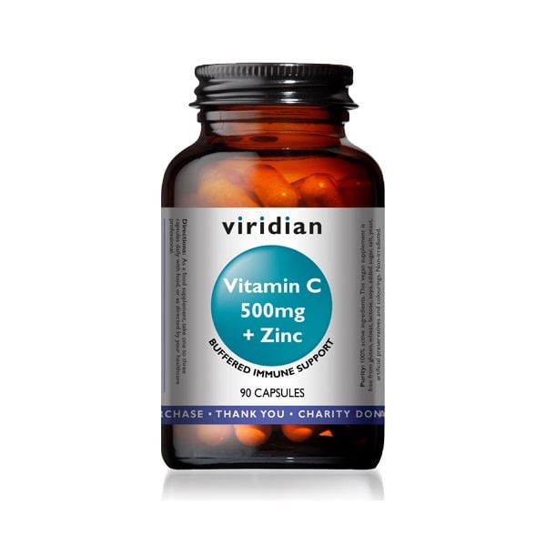 Viridian - Vitamin C 500mg With Zinc 30s