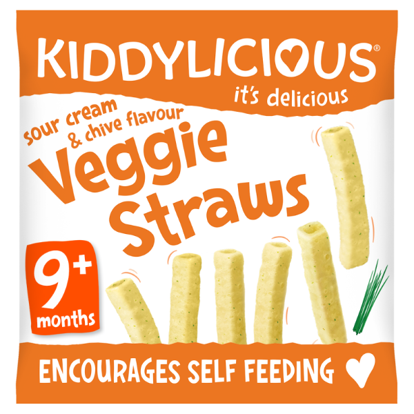 Kiddylicious - Veggi Straws Sour Cream & Chives 15g