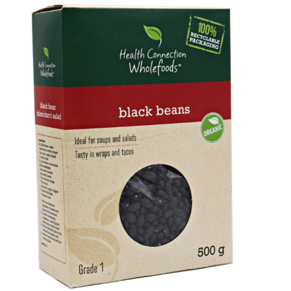 Health Connection - Black Beans Organic 500g