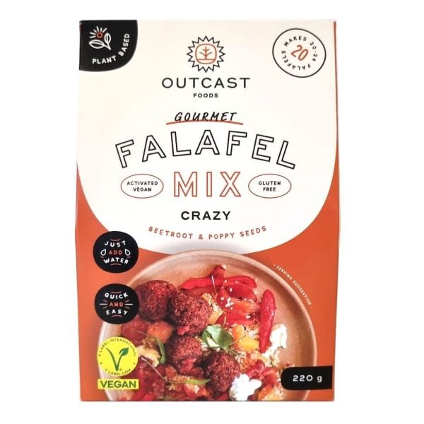 Outcast Foods - Falafel Premix Crazy 220g