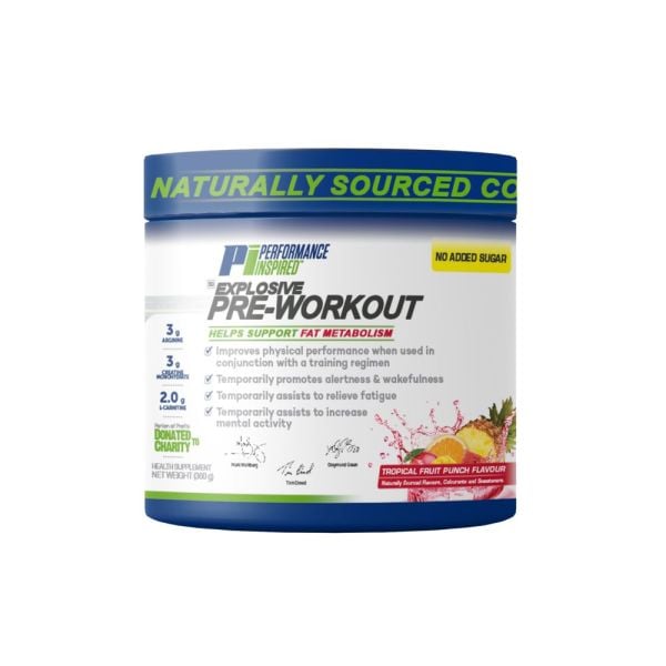 Performance Inspired Nutrition - Pre Workout Tropical 360g