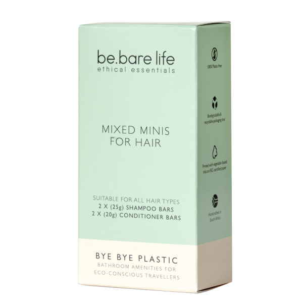 #Be Bare - Mixed Mini Hair 2 Shampoo, 2 Conditioner 4s